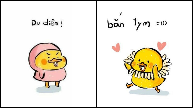 Hình 7 - Mẫu avatar đôi cho bạn thân hài hước, chất như nước cất